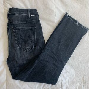 MOTHER denim jeans black gray size 27